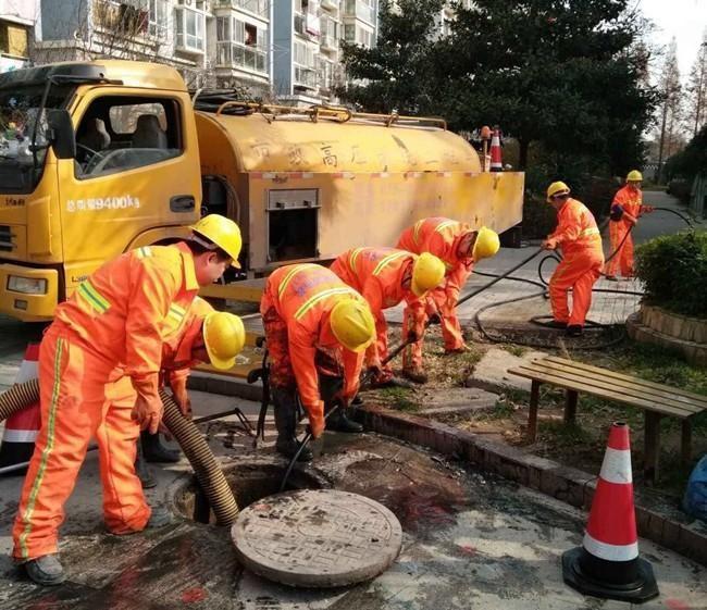 三家镇市政管道清淤