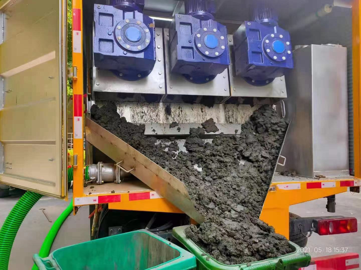 三家镇化粪池清掏城市维护站-泥浆净化干湿分离处理